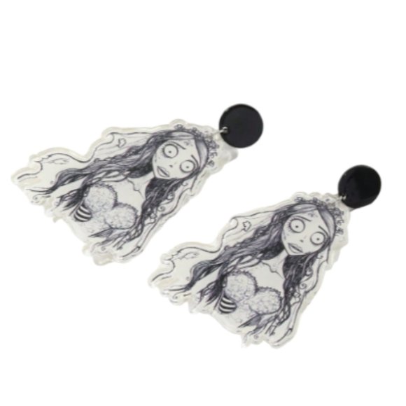 Corpse Bride Earrings NWOT - Picture 1 of 2